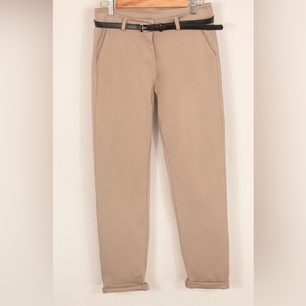 Active USA Tan Chinos Versatile Cotton‎ Twill.    CAJA. #.  1 E